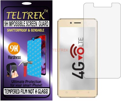 TELTREK Tempered Glass Guard for ITEL A41 PLUS (Flexible Shatterproof)(Pack of 1)