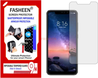 Fasheen Tempered Glass Guard for XIAOMI REDMI NOTE 6 (Flexible Shatterproof)(Pack of 1)