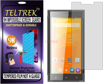 TELTREK Tempered Glass Guard for KARBONN PLATINUM P9 (Flexible Shatterproof)(Pack of 1)