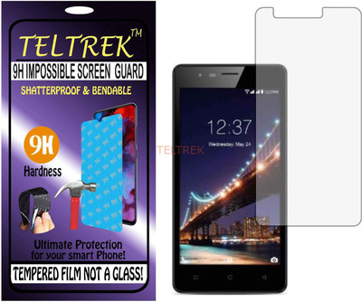TELTREK Tempered Glass Guard for INTEX AQUA LIONS 2 (Flexible Shatterproof)(Pack of 1)