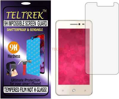 TELTREK Tempered Glass Guard for INTEX AQUA GLAM (Flexible Shatterproof)(Pack of 1)