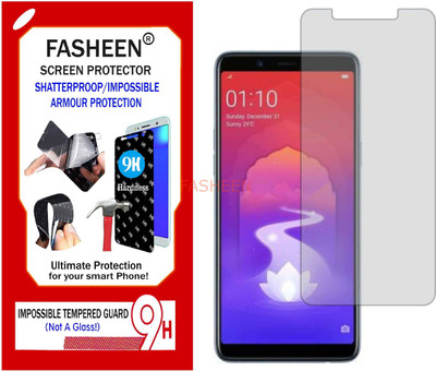 Fasheen Tempered Glass Guard for OPPO CPH1861 (REALME 1) (Flexible Shatterproof)(Pack of 1)