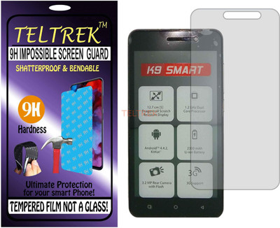 TELTREK Tempered Glass Guard for KARBONN K9 SMART (Flexible Shatterproof)(Pack of 1)