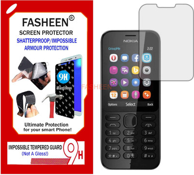 Fasheen Tempered Glass Guard for NOKIA 222 (Flexible Shatterproof)(Pack of 1)
