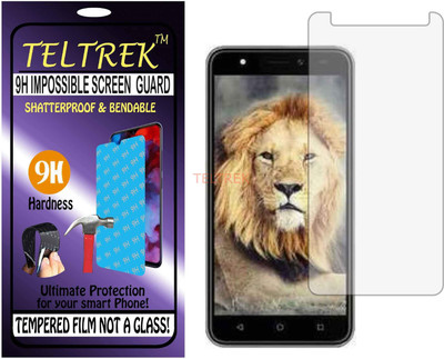 TELTREK Tempered Glass Guard for INTEX AQUA LIONS T1 (Flexible Shatterproof)(Pack of 1)
