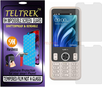 TELTREK Tempered Glass Guard for LAVA A9 (Flexible Shatterproof)(Pack of 1)