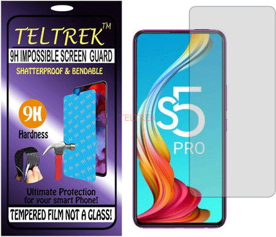 TELTREK Tempered Glass Guard for INFINIX S5 PRO (Flexible Shatterproof)(Pack of 1)