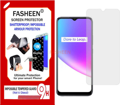 Fasheen Tempered Glass Guard for REALME C25 (RMX 3193) (Flexible Shatterproof)(Pack of 1)