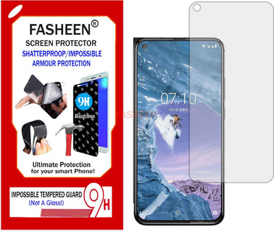 Fasheen Tempered Glass Guard for NOKIA X71 (Flexible Shatterproof)(Pack of 1)