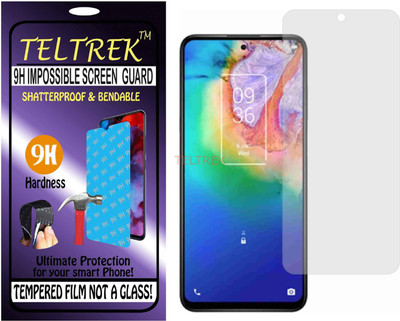 TELTREK Tempered Glass Guard for TCL 20 5G (Flexible Shatterproof)(Pack of 1)