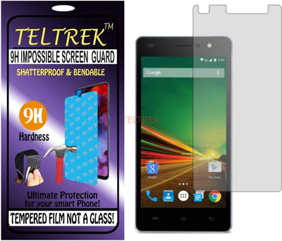 TELTREK Tempered Glass Guard for LAVA A71 (Flexible Shatterproof)(Pack of 1)
