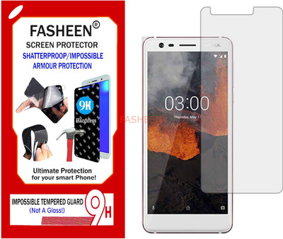 Fasheen Tempered Glass Guard for NOKIA 3.1 (Flexible Shatterproof)(Pack of 1)