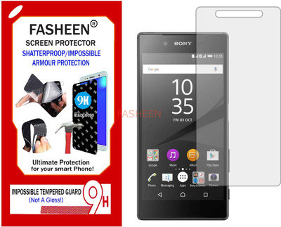 Fasheen Tempered Glass Guard for SONY XPERIA Z5 (Flexible Shatterproof)(Pack of 1)
