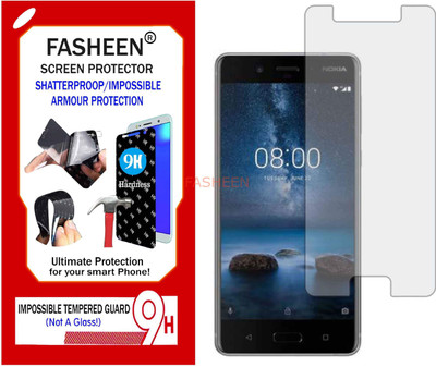 Fasheen Tempered Glass Guard for NOKIA NOKIA 8 (Flexible Shatterproof)(Pack of 1)