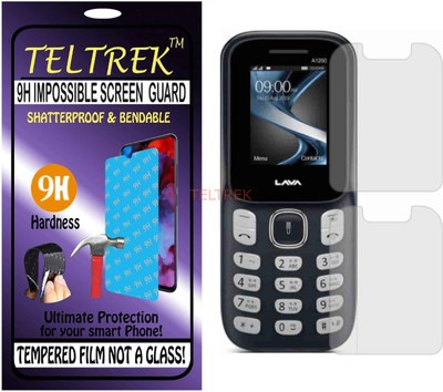 TELTREK Tempered Glass Guard for LAVA A1200 (Flexible Shatterproof)(Pack of 1)
