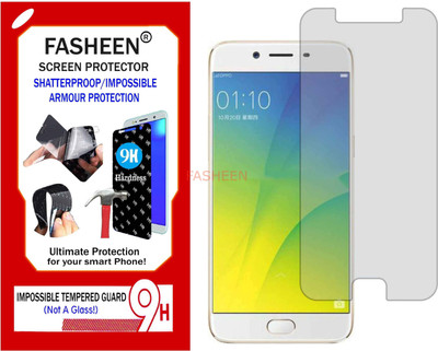 Fasheen Tempered Glass Guard for OPPO R9S (Flexible Shatterproof)(Pack of 1)