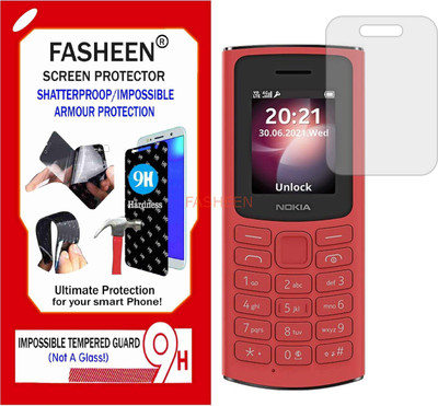 Fasheen Tempered Glass Guard for NOKIA 105 DUAL SIM (Flexible Shatterproof)(Pack of 1)