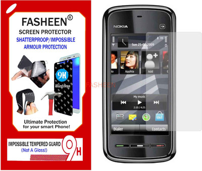Fasheen Tempered Glass Guard for NOKIA 5233 (Flexible Shatterproof)(Pack of 1)