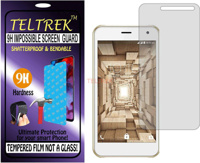TELTREK Tempered Glass Guard for KARBONN TITANIUM 3D PLEX (Flexible Shatterproof)(Pack of 1)