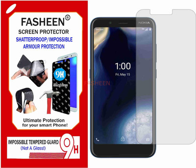 Fasheen Tempered Glass Guard for NOKIA 2 V TELLA (Flexible Shatterproof)(Pack of 1)