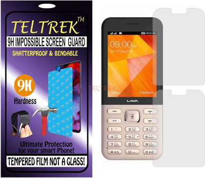 TELTREK Tempered Glass Guard for LAVA GEM (Flexible Shatterproof)(Pack of 1)