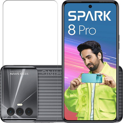VDAT Tempered Glass Guard for Tecno SPARK 8 PRO(Pack of 1)