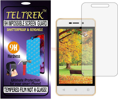 TELTREK Tempered Glass Guard for INTEX AQUA 4G STRONG (Flexible Shatterproof)(Pack of 1)