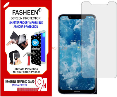 Fasheen Tempered Glass Guard for NOKIA X7 (Flexible Shatterproof)(Pack of 1)