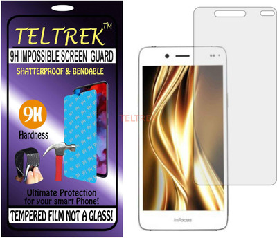 TELTREK Tempered Glass Guard for INFOCUS M535 PLUS (Flexible Shatterproof)(Pack of 1)