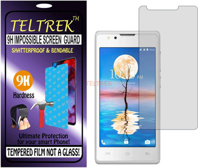TELTREK Tempered Glass Guard for LAVA A59 (Flexible Shatterproof)(Pack of 1)