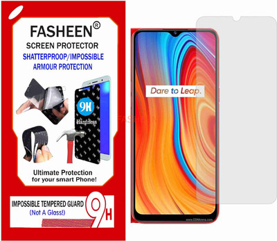 Fasheen Tempered Glass Guard for REALME C3I (Flexible Shatterproof)(Pack of 1)