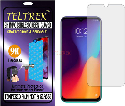 TELTREK Tempered Glass Guard for LENOVO K10 PLUS (Flexible Shatterproof)(Pack of 1)