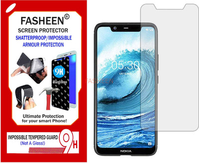 Fasheen Tempered Glass Guard for NOKIA 7.1 PLUS (Flexible Shatterproof)(Pack of 1)