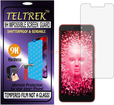 TELTREK Tempered Glass Guard for ITEL A46 (Flexible Shatterproof)(Pack of 1)