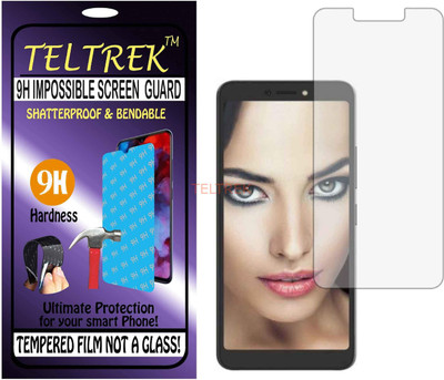 TELTREK Tempered Glass Guard for ITEL A44 AIR (Flexible Shatterproof)(Pack of 1)