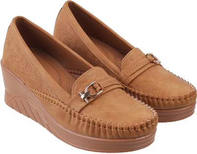 METRO Bellies For Women(Tan , 5)