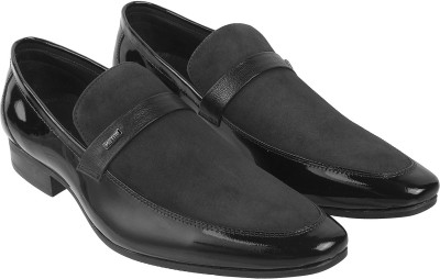 METRO Slip On For Men(Black , 6)