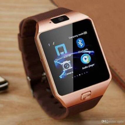 MindsArt 4G Camera Android & IOS Sim Card Support Smartwatch(Brown Strap, Free)