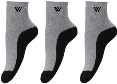 Winget Men & Women Color Block Ankle Length(Pack of 3)