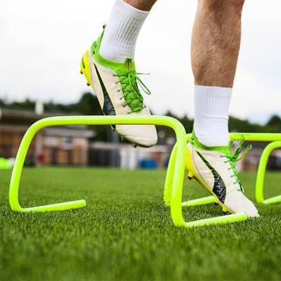 HACKERX PVC Speed Hurdles(For Children, Adults Pack of 6 inch Set of 4 pcs Agility Hurdle for PVC Hurdles (For Adults, Children))