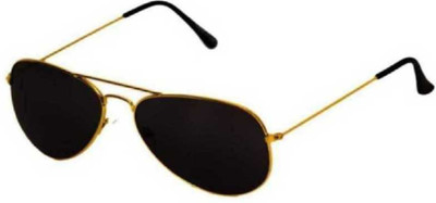 Zadinga Aviator Sunglasses(For Men, Black)