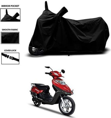 KEDIT Waterproof Two Wheeler Cover for Hero(Electric Flash BS6, Black)