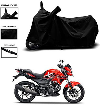 KEDIT Two Wheeler Cover for Hero(Xtreme, Black)