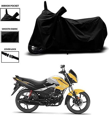 KEDIT Two Wheeler Cover for Hero(MotoCorp Pleasure Plus, Black)