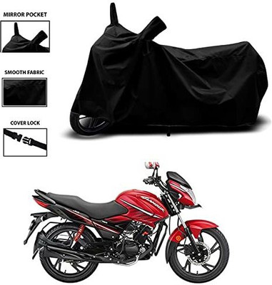 KEDIT Two Wheeler Cover for Hero(Glamour i3s, Black)