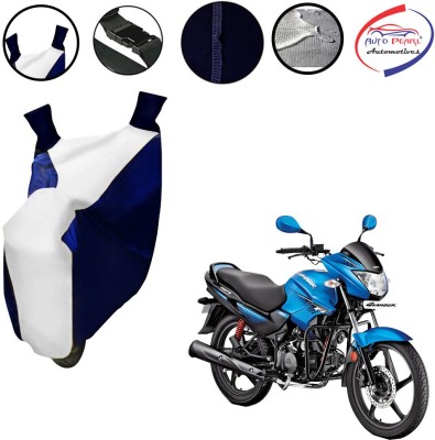 AUTO PEARL Two Wheeler Cover for Hero(Glamour FI, Yellow, Blue)