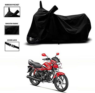 KEDIT Two Wheeler Cover for Hero(Passion Pro TR, Black)