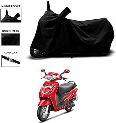 KEDIT Two Wheeler Cover for Hero(Moto Corp Duet, Black)