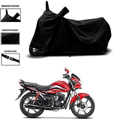 KEDIT Two Wheeler Cover for Hero(Passion Pro, Black)