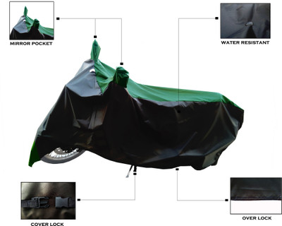 Coxtor Two Wheeler Cover for Bajaj(Avenger Street 220, Green)